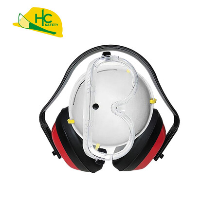 Cuffie di sicurezza Occhiali Respiratore - Set di tre pezzi, inclusi cuffie A615, occhiali A611, maschera FP1.